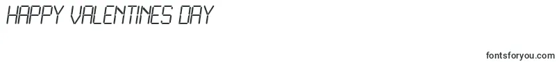 LcdLight-Schriftart – Schriften zum Valentinstag